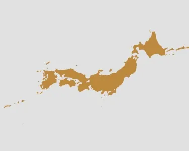 VALENTINE ROSE店舗エリアの日本地図